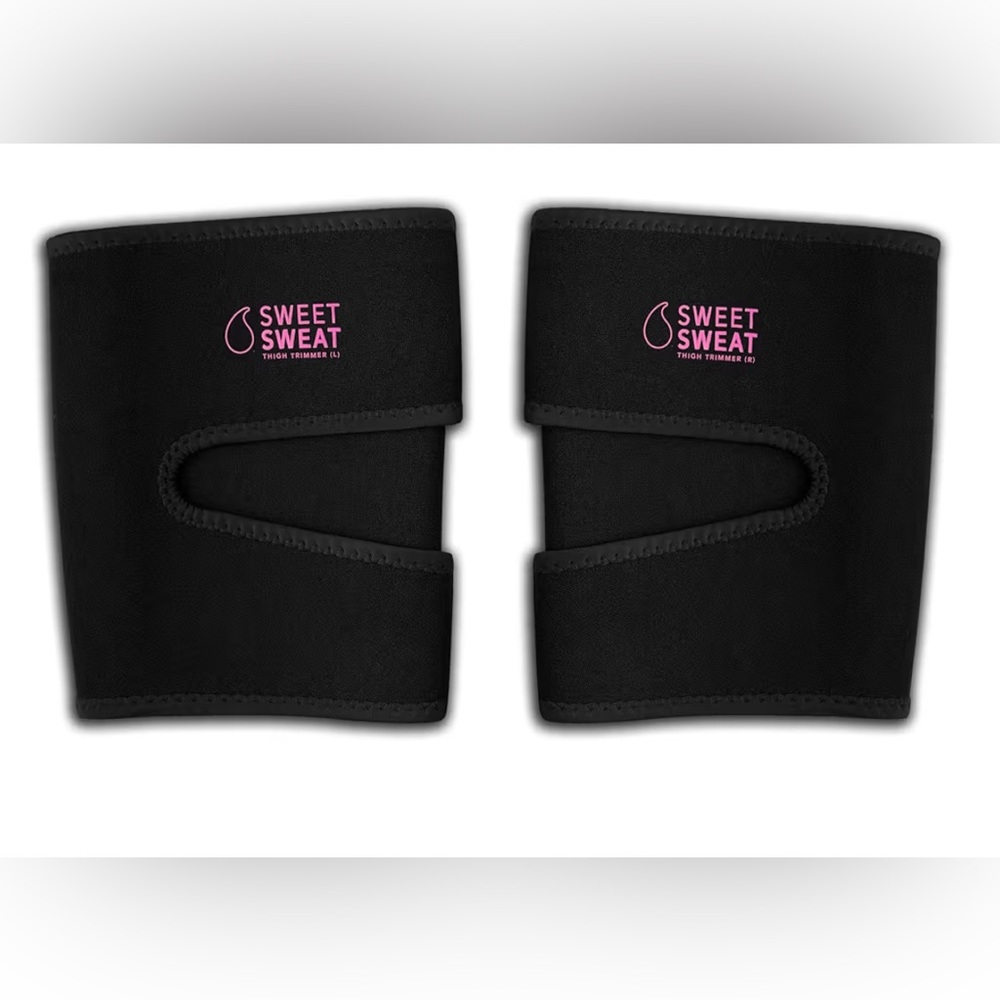 Sweet Sweat Thigh Trimmer for Men & Women (Pink, Med)